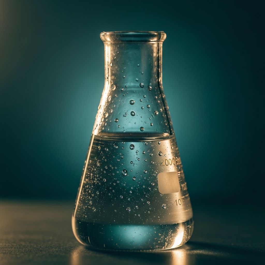 Abstrakte Darstellung von Feuchthaltemolekülen